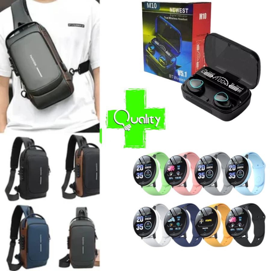 Reloj D18 + Audifonos M10 + (OTRO)